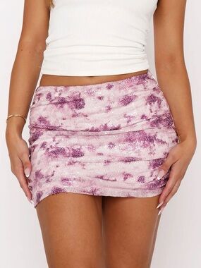 White Fox Boutique Everybody’s Watching Her Sequin Mini Skirt